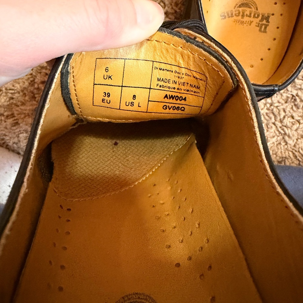Dr. Martens Black Leather Shoes - Picture 7 of 7